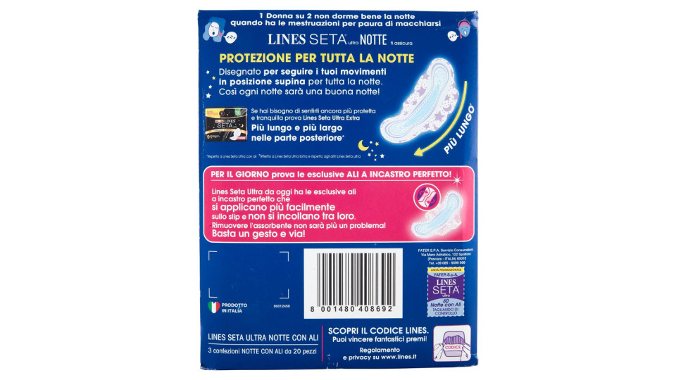 Seta Ultra Assorbenti Notte
