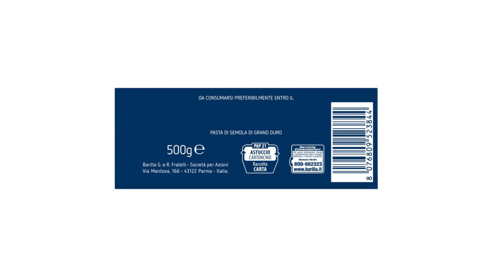 Barilla mini penne rigate