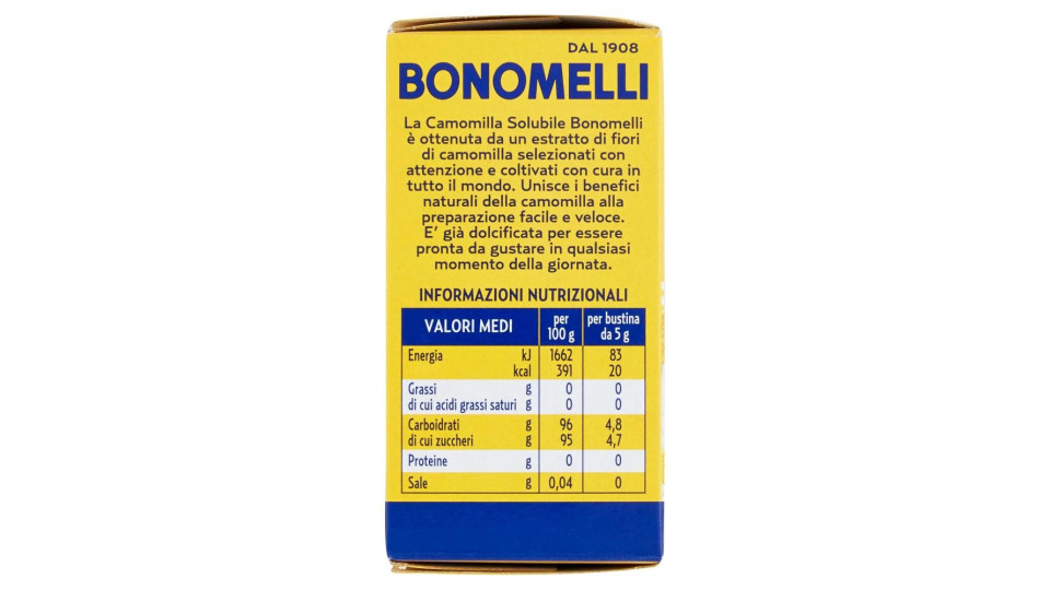 Bonomelli camomilla solubile