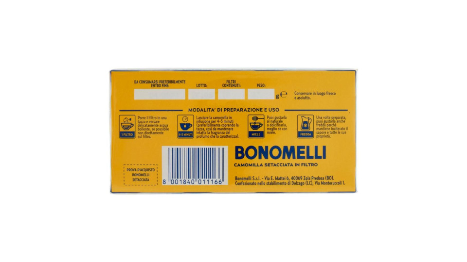 Bonomelli camomilla setacciata
