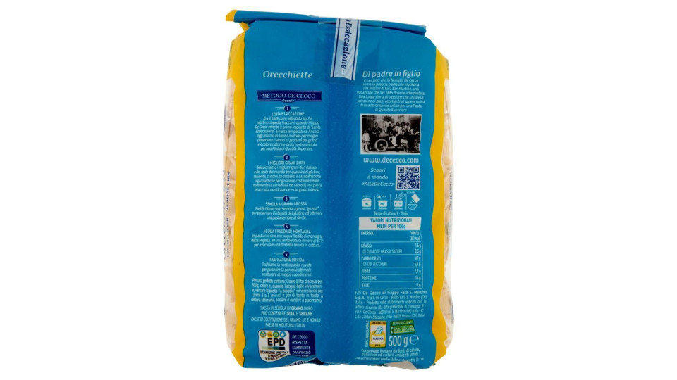 De cecco orecchiette n.91
