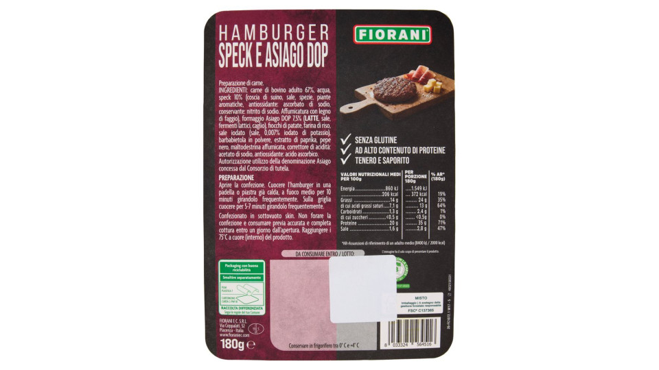 2 Hamburger allo Speck