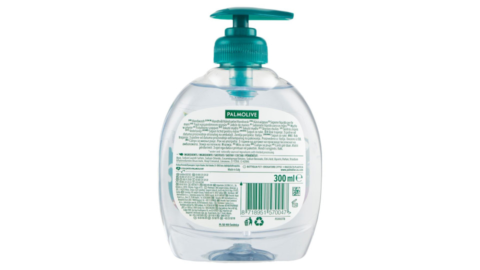 Palmolive sapone liquido aquarium