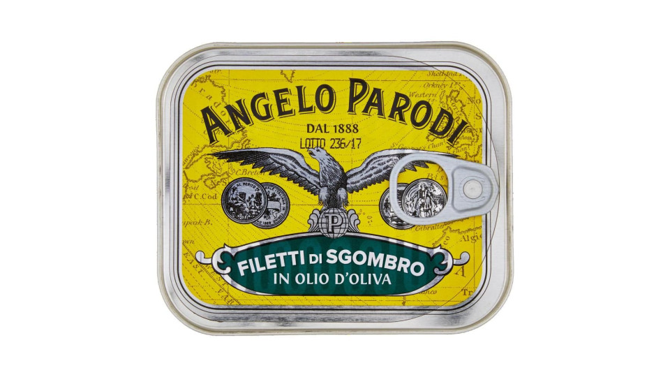 Angelo Parodi - Filetti Di Sgombro, In Olio Di Oliva