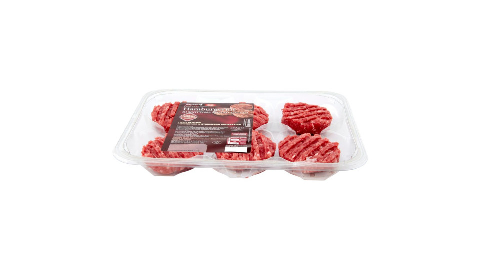 Hamburgerini di Scottona Bovino Adulto