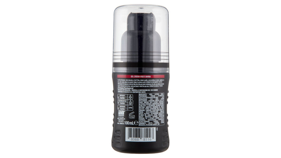Intesa Pour Homme Crema Gel Viso e Barba Idratante Olio di Baobab