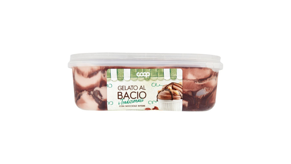 Gelato Bacio con Nocciole Intere