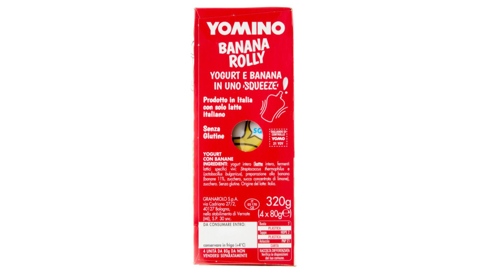 100% Naturale Banana 4x80g