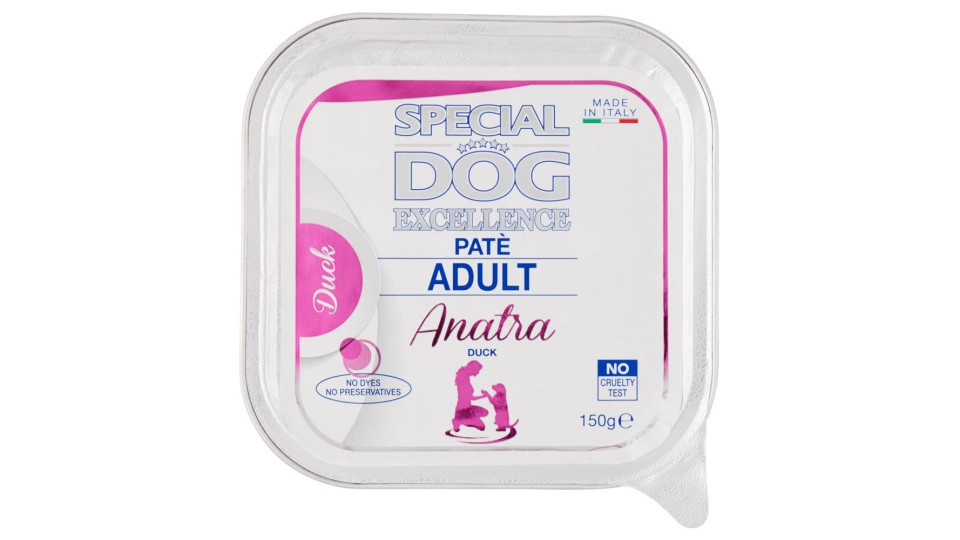 Monge, cane Special Dog Excellence patè adult anatra