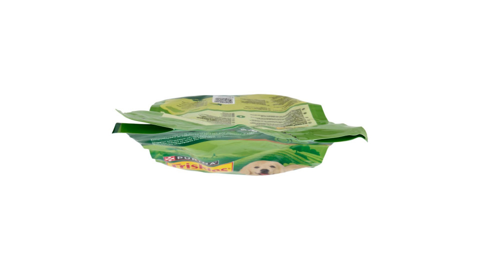 Purina, gatto Friskies crocchette Junior con pollo, latte e verdure aggiunte
