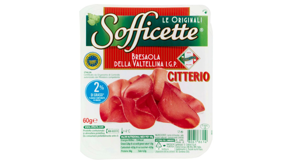 Citterio - Sofficette Bresaola Della Valtellina I.G.P.