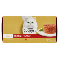 Purina, gatto Gourmet Gold Tortini con manzo e pollo