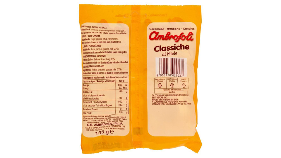 Ambrosoli - Caramelle, Classiche al Miele
