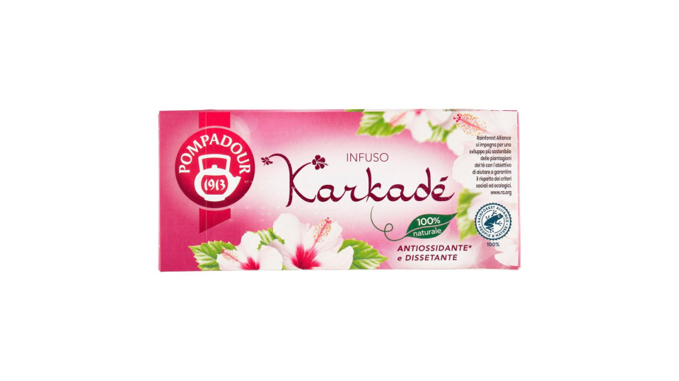 Pompadour, Karkadé per infuso 20 filtri