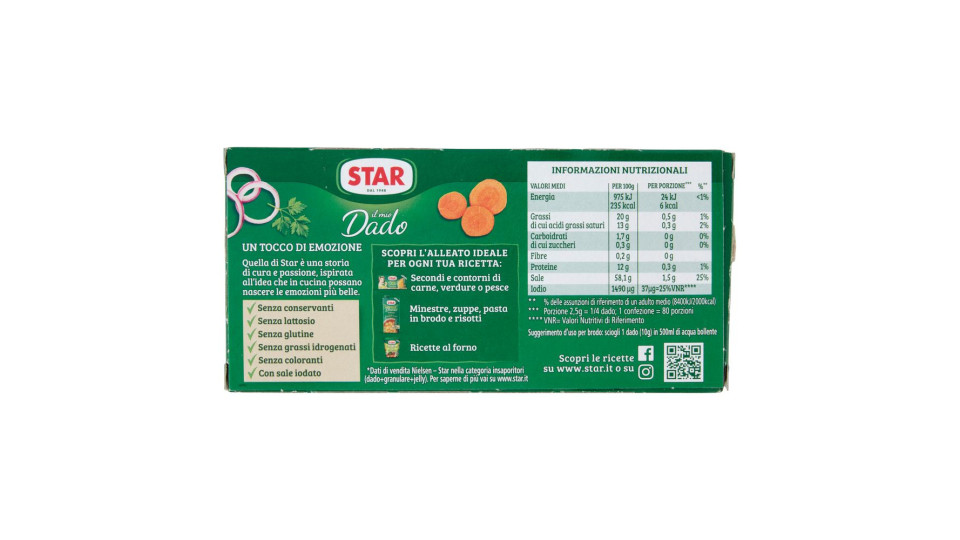 Star, il Mio Dado Classico 20 dadi