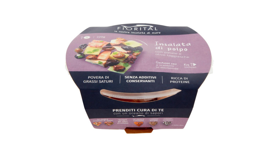 Fiorital Atelier Insalata di Polpo con Patate e Olive Taggiasche