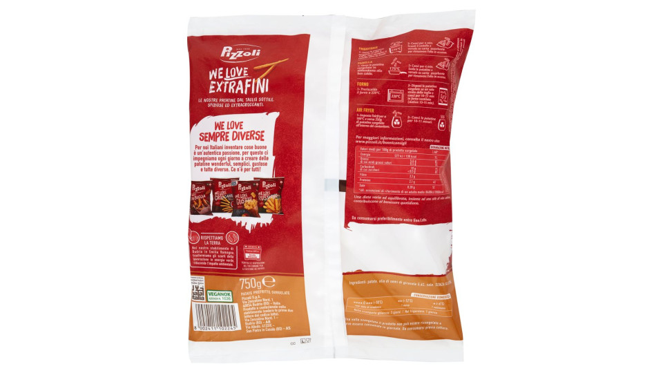 Pizzoli We Love Extrafini 750g