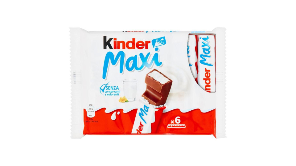 Kinder maxi 6 x