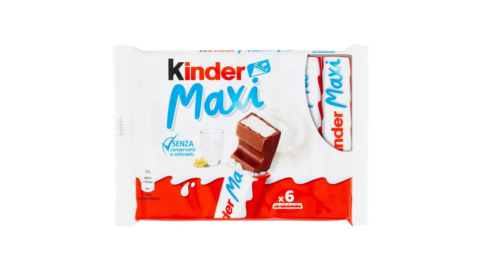 Kinder maxi 6 x