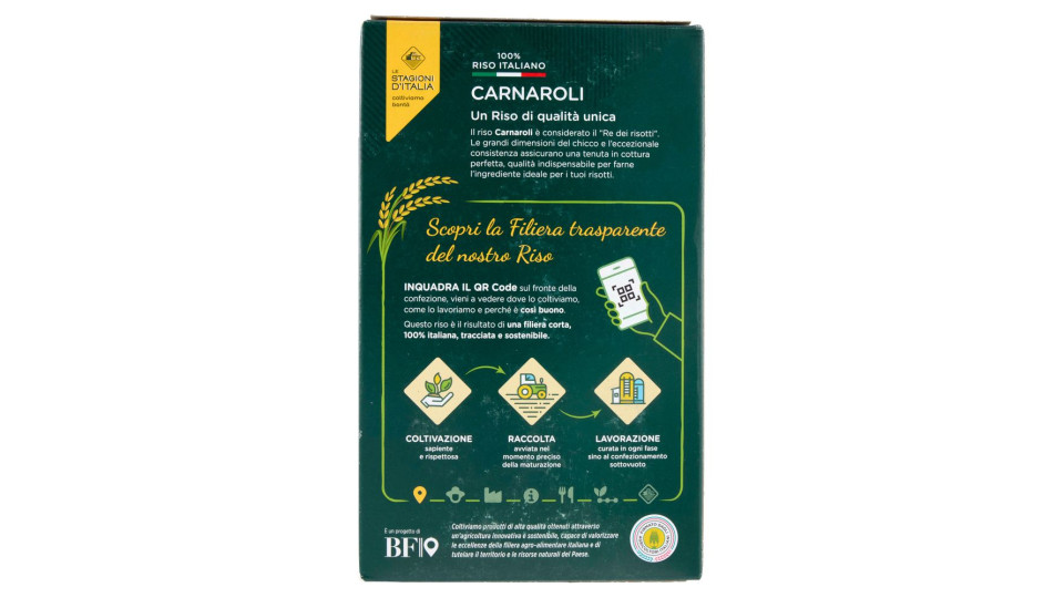 Stagioni D'Italia Stagioni Riso Carnaroli 1000g
