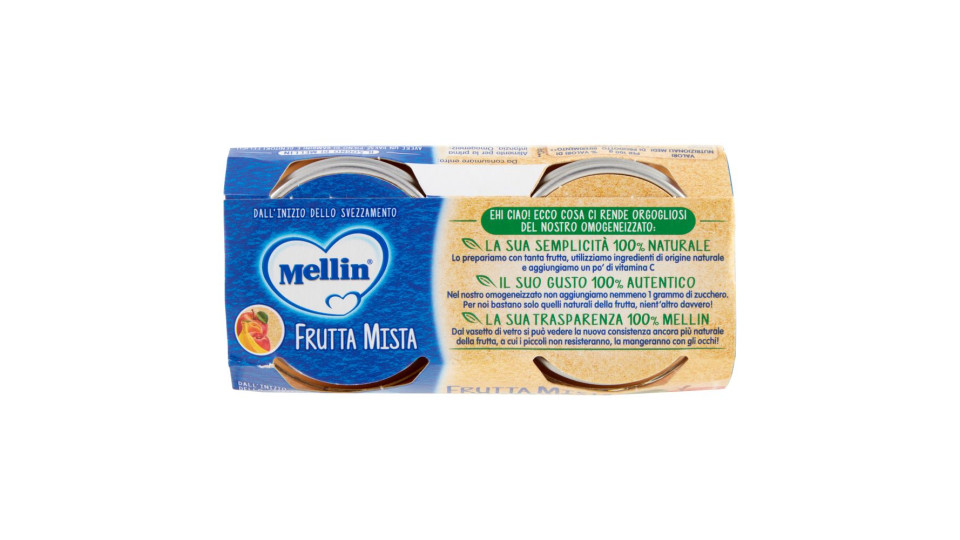 Mellin - Omogeneizzato, Frutta Mista