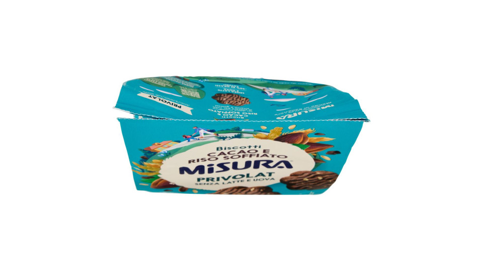 Misura, Privolat biscotti con cacao e riso soffiato