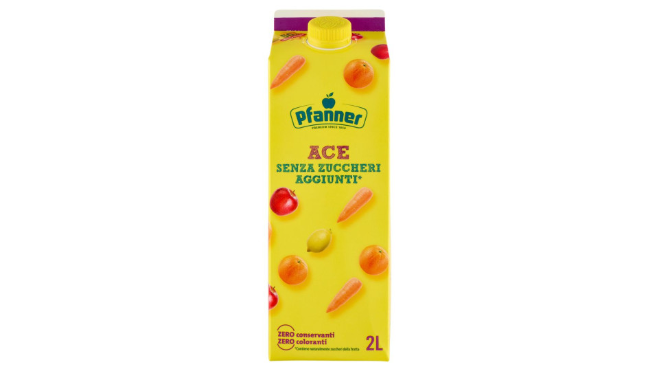 Pfanner - Succo 100% Mele, Senza Zuccheri Aggiunti - 