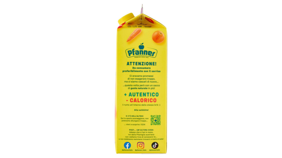 Pfanner - Succo 100% Mele, Senza Zuccheri Aggiunti - 