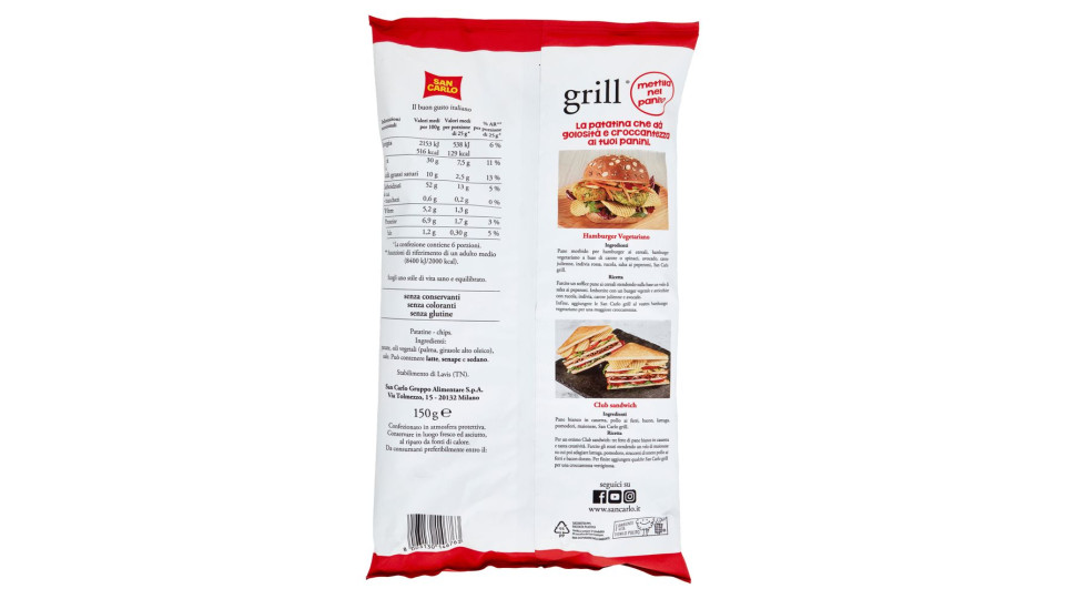 San Carlo, Grill
