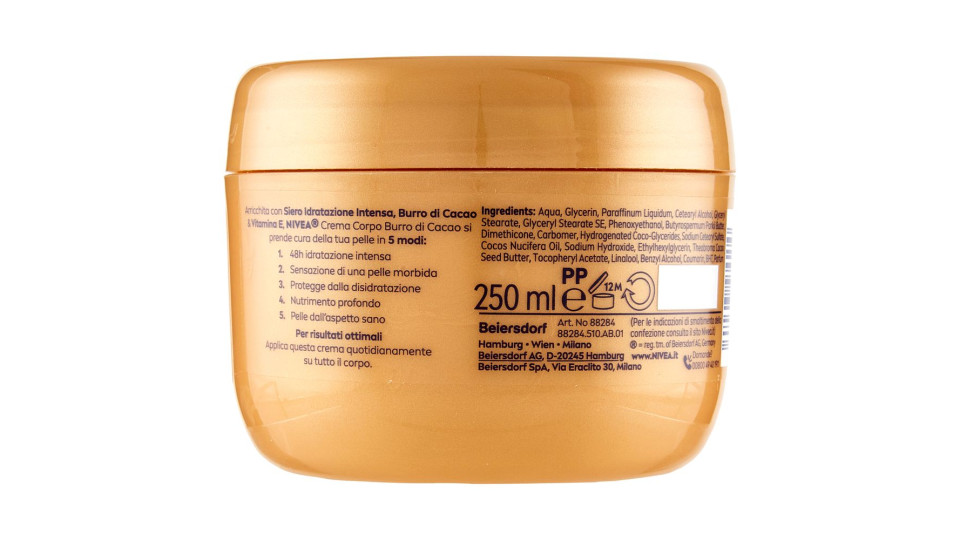 CREMA CORPO BURRO DI CACAO
