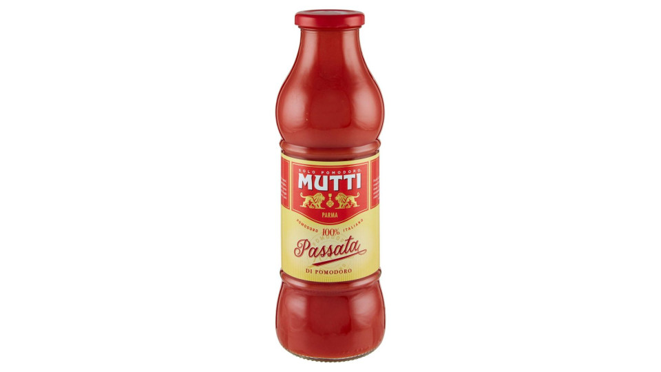 Mutti, passata di pomodoro al basilico