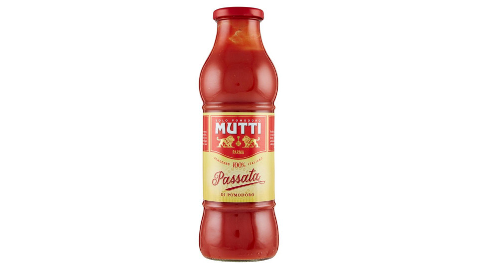 Mutti, passata di pomodoro al basilico
