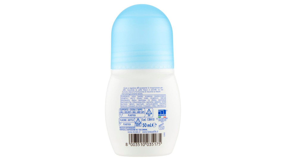 Breeze, Freschezza talcata deodorante roll-on