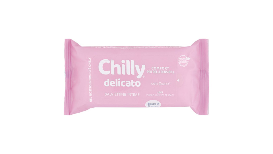 Chilly, Delicato salviettine intime pocket