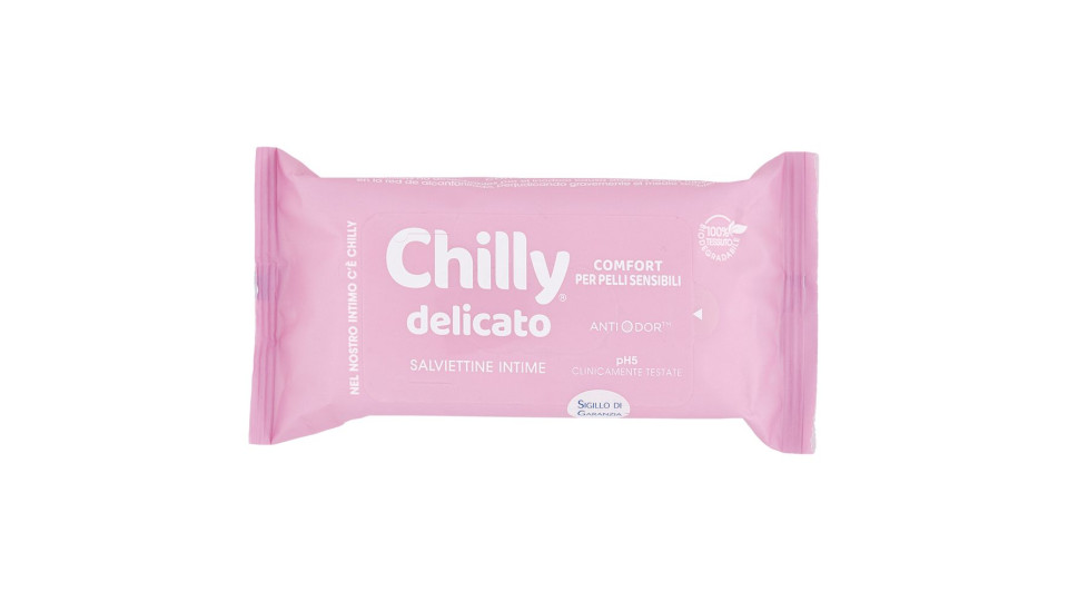 Chilly, Delicato salviettine intime pocket