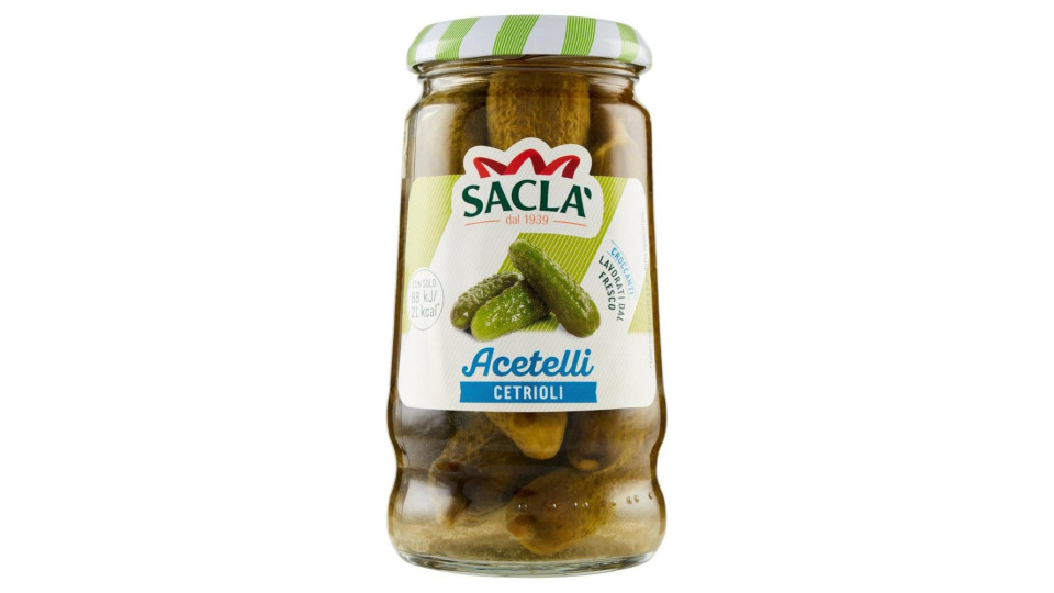 Saclà - Acetelli, Cetrioli