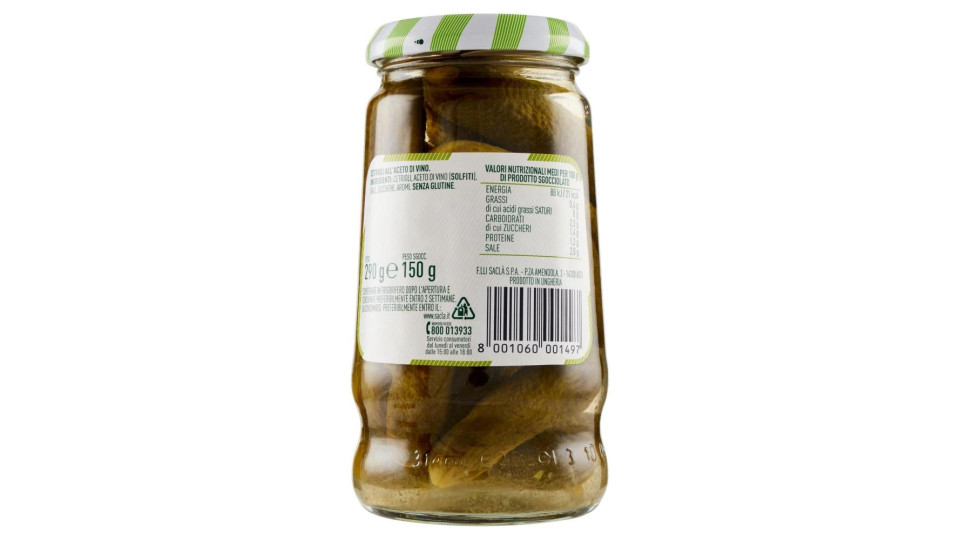 Saclà - Acetelli, Cetrioli