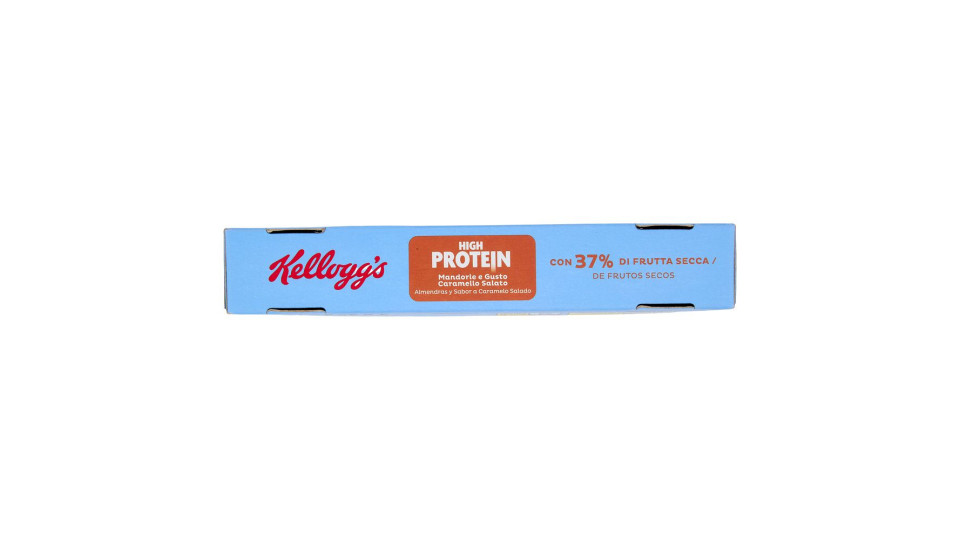 Kellogg's High Protein 25% Mandorle e Gusto Caramello Salato 4 x 35 g