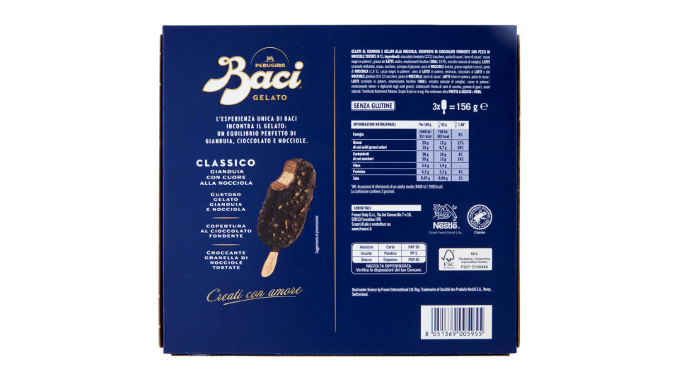 BACI PERUGINA Stecco Classico 3x52g