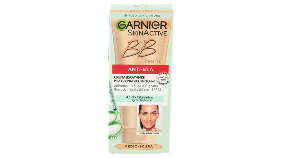 Garnier BB Cream Perfezionatore di Pelle 5in1, anti-età, tonalità medio-scura