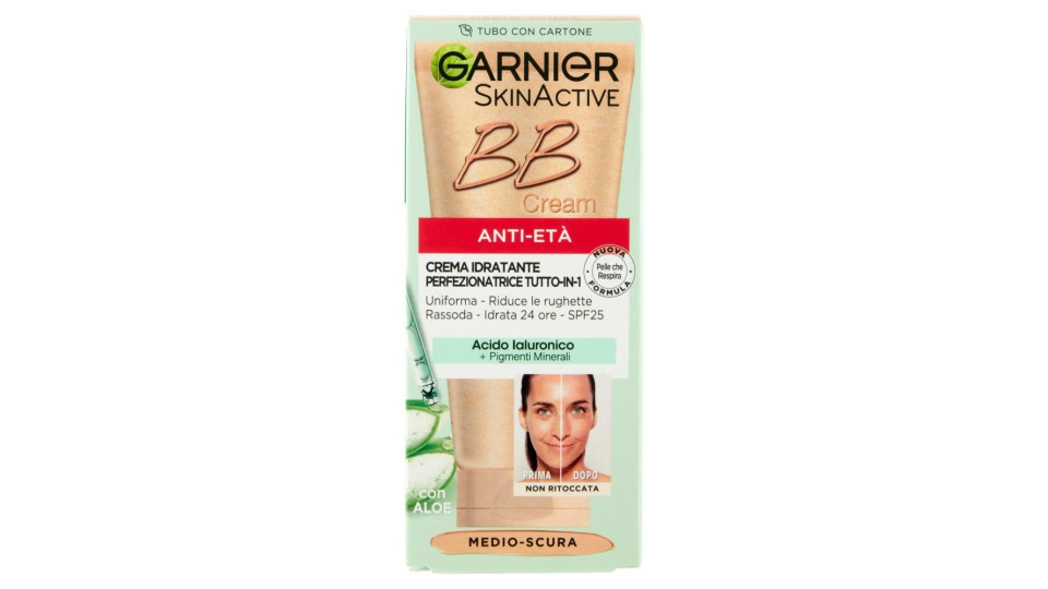 Garnier BB Cream Perfezionatore di Pelle 5in1, anti-età, tonalità medio-scura