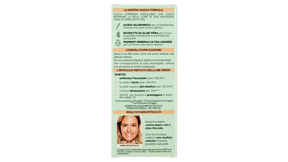 Garnier BB Cream Perfezionatore di Pelle 5in1, anti-età, tonalità medio-chiara