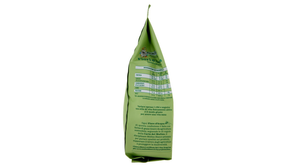 Mulino Bianco Armonia Fiori d'Acqua Cracker Senza Lievito Ricchi di Fibre 250g