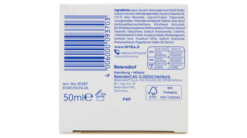 Nivea Q10 Anti-Rughe Power Crema Giorno Extra Rassodante SPF 15 Tutti i Tipi di Pelle 50 ml