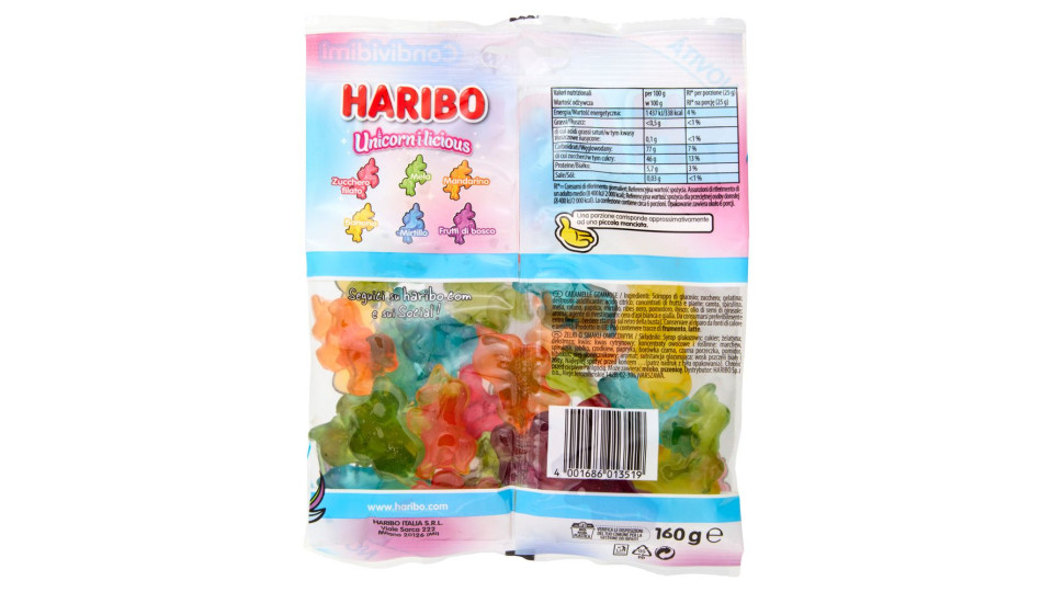 Haribo Unicorn-i-licious 160 g