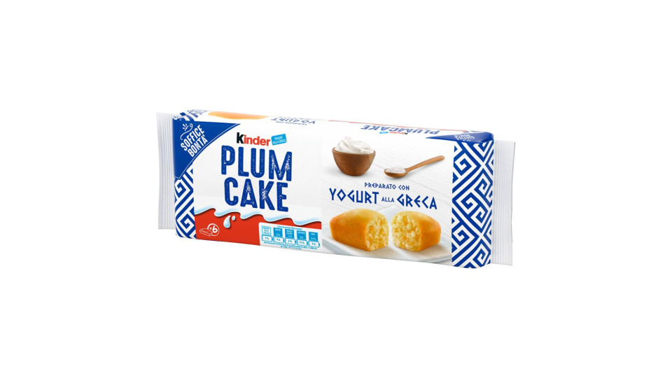 Kinder Plumcake Preparato con Yogurt alla Greca 6 x 32 g