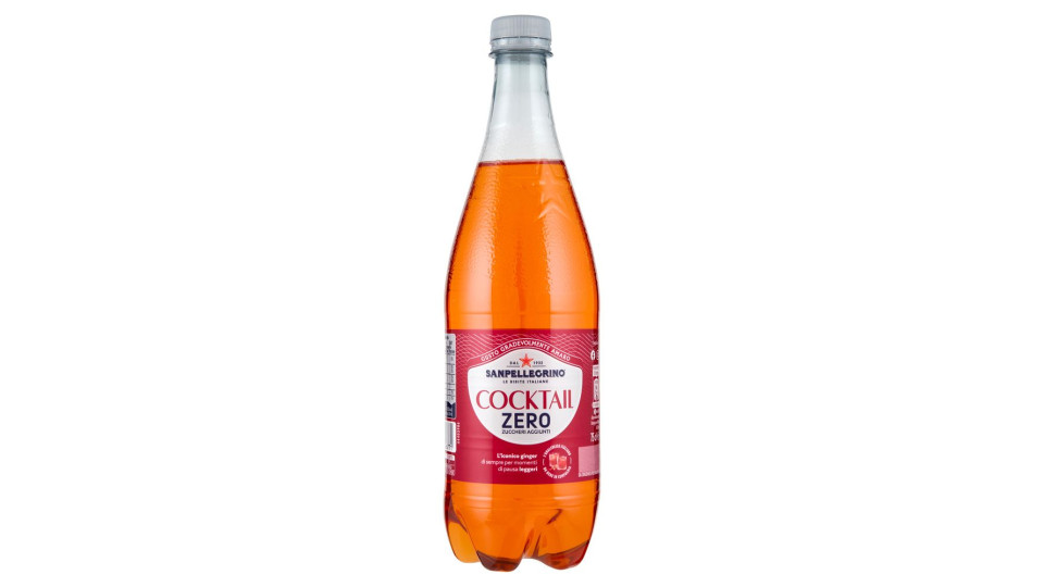 BIBITE SANPELLEGRINO, Bevande Gassate, Classica Zero, Pet 75cl