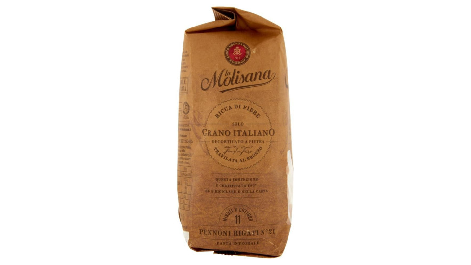 La Molisana integrale 21 Pennoni Rigati 500 g