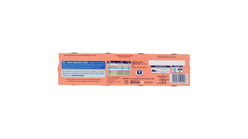 Rio mare filod'olio Tonno all'Olio di Oliva 2 x 130 g