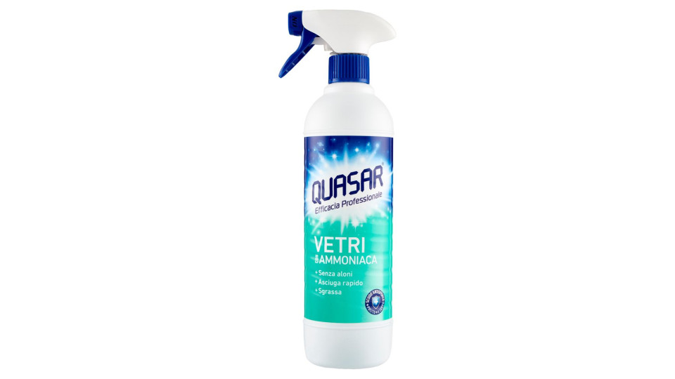 Quasar Vetri con Ammoniaca 580 ml
